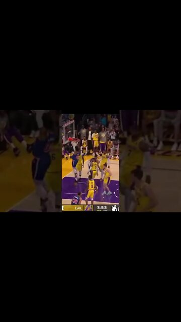 Jonathan Kuminga Dunk On Lebron | Warriors Lakers Highlights #shorts
