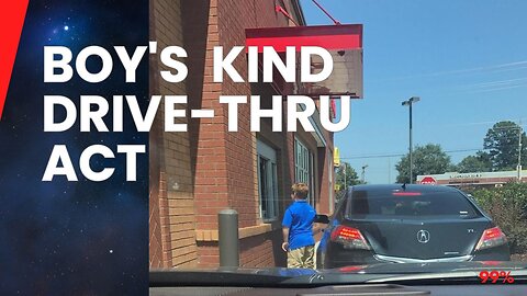 Boy Spots Hurricane Evacuee's Car, Runs to Pay for His Meal in Heartwarming Act!