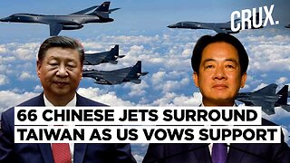 China Warns Japan On Destroyer Breach, Sends Warplanes And Ships Around Taiwan As US Envoy Meets Lai
