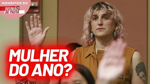 A mulher do Ano nos EUA é um homem! | Momentos Reunião de Pauta