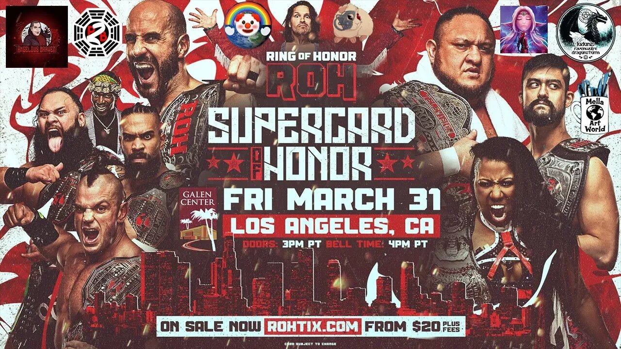 ROH Supercard of Honor 2023/AEW Rampage March. 31st Watch Party/Review with Guests