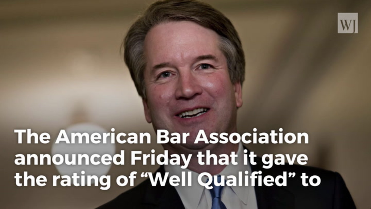 Kavanaugh Gets Highest Possible Rating From The American Bar Association