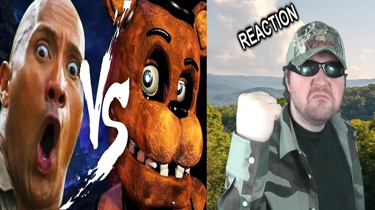 The Rock vs. Freddy Fazbear [MEME Fight Night] REACTION!!! (BBT)