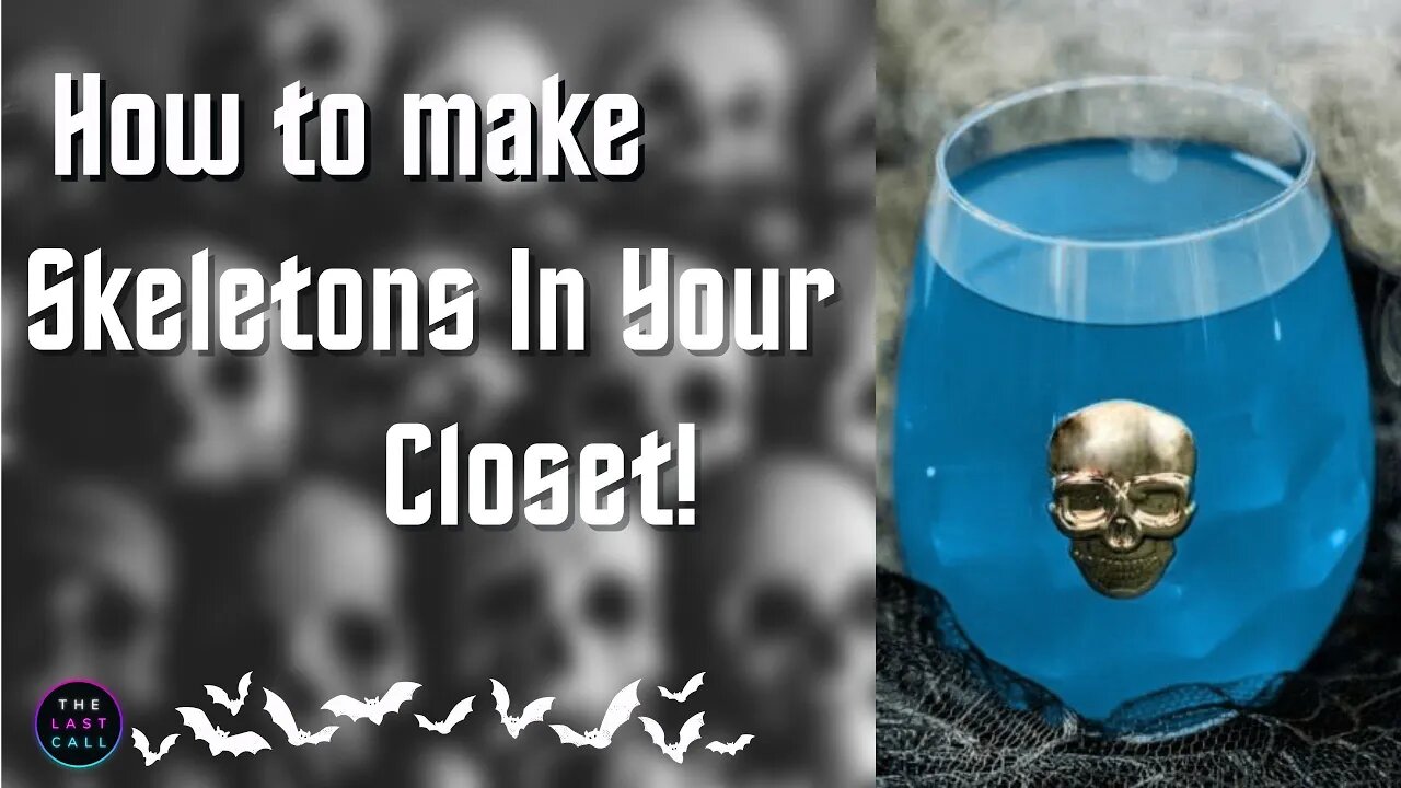 Skeletons in your Closet Spooky Halloween Cocktail!