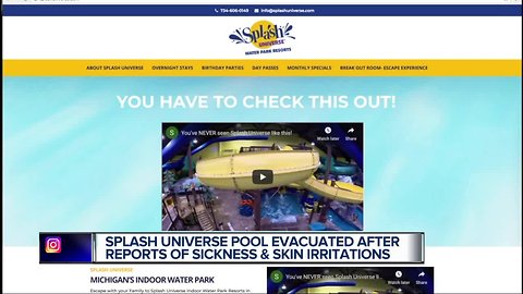 Splash Universe in Dundee evacuated after guests complain of skin irritation