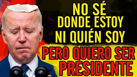 🤣No sé donde estoy ni quién soy. Pero quiero ser presidente🤣