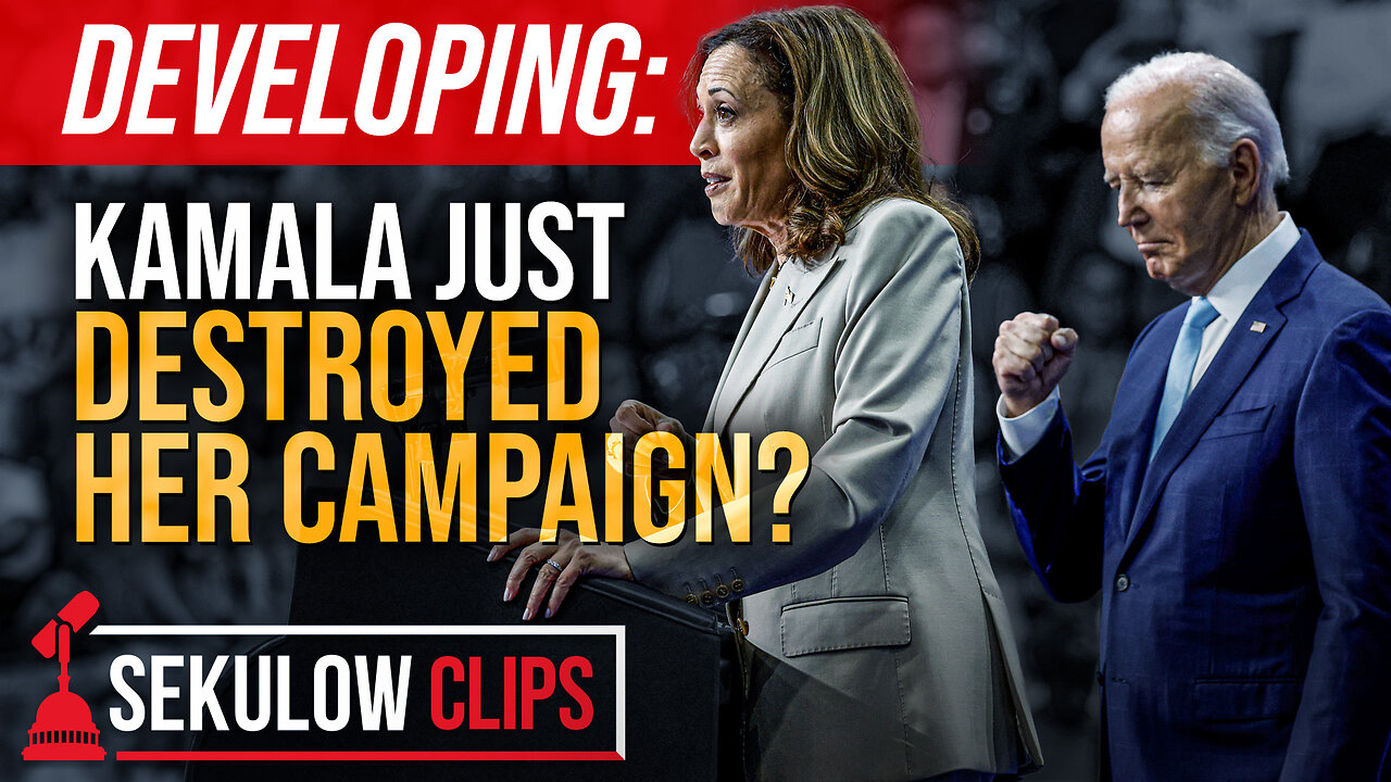 DEVELOPING: Kamala Just Destroyed Her Campaign?