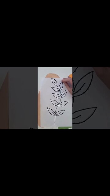 EMBROIDERY ON CANVAS #shorts #diy #wallart #canvas #embroidery #diycanvas #diytutorial