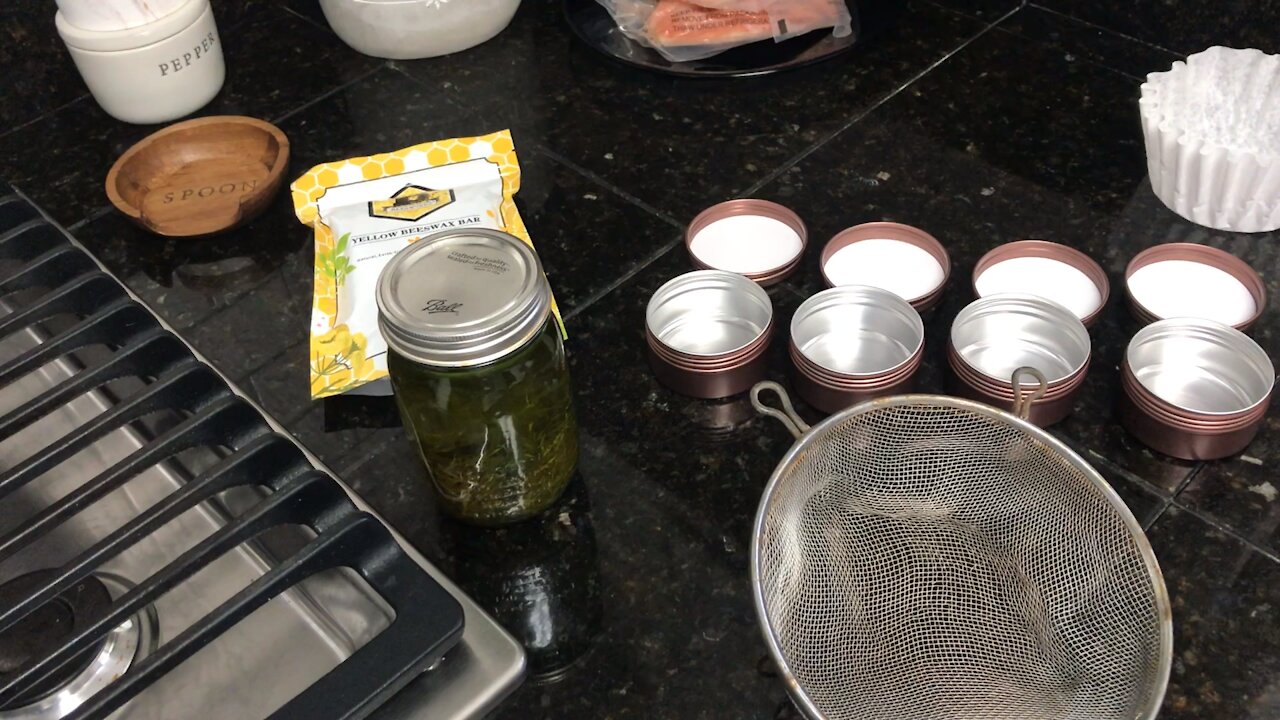 Calendula Salve and a Simmering Pan