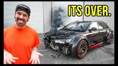 REBUILDING A WRECKED AUDI RS6 GT3 again part 1