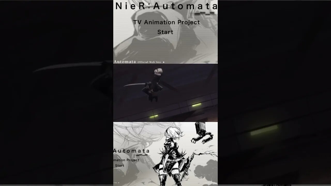 NieR: Automata Ver1a.1 #anime #shorts #2b