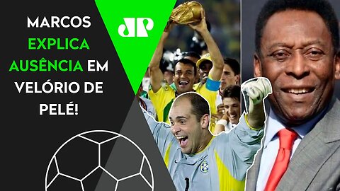 "Ao Pelé, SÓ POSSO..." OLHA o que o Marcos falou sobre AUSÊNCIA no velório de Pelé!