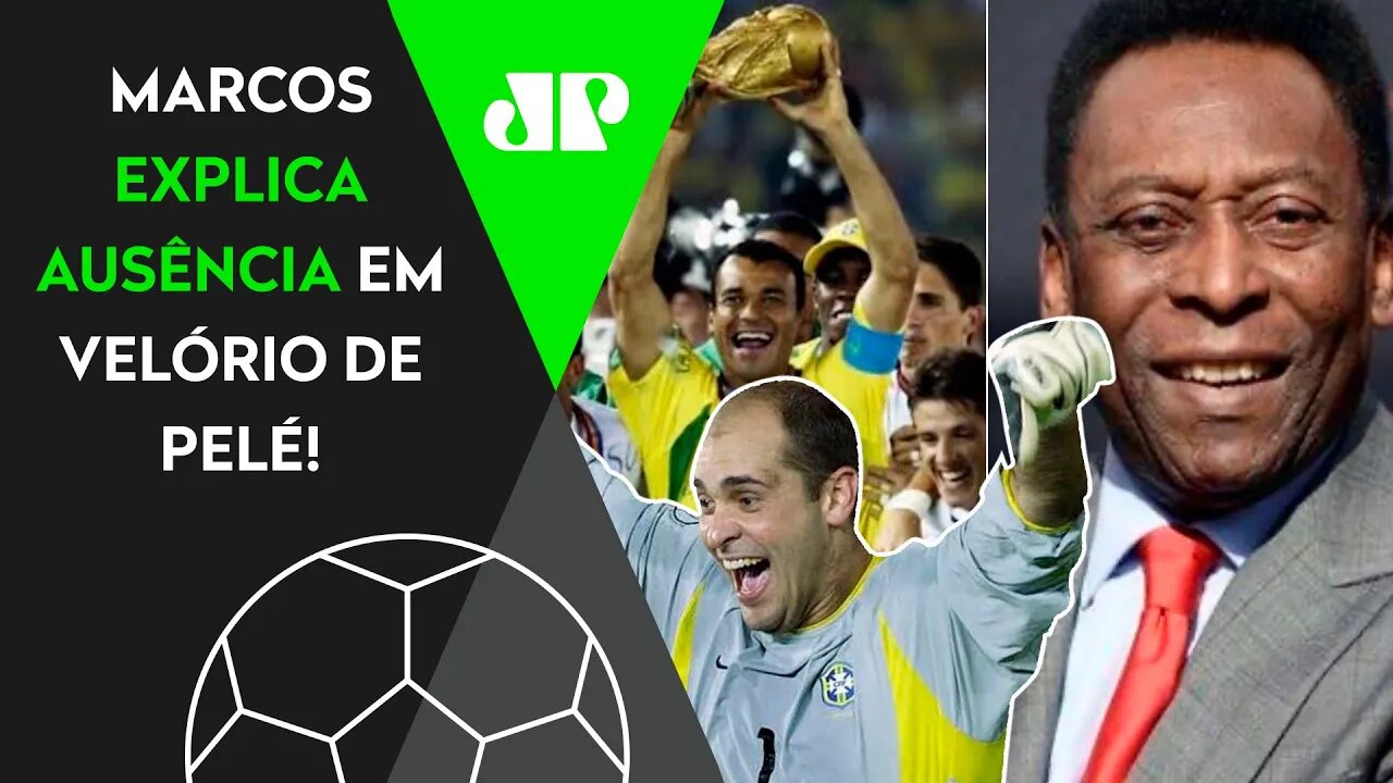 "Ao Pelé, SÓ POSSO..." OLHA o que o Marcos falou sobre AUSÊNCIA no velório de Pelé!