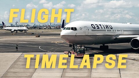 Flight Timelapse | Frankfurt to Chicago