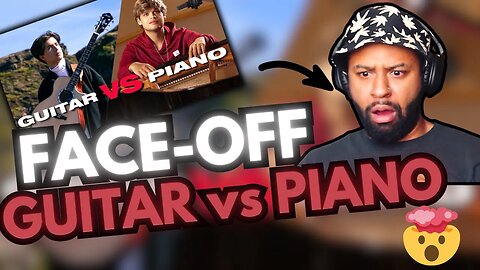 FACE-OFF! | FIRST TIME | Guitar VS Piano - Marcin and Jesús Molina | REACTION