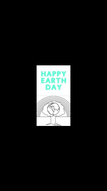 Happy Earth Environment Day 🌳 | Picture coloring pages | Learn how to color tutorial for beginners