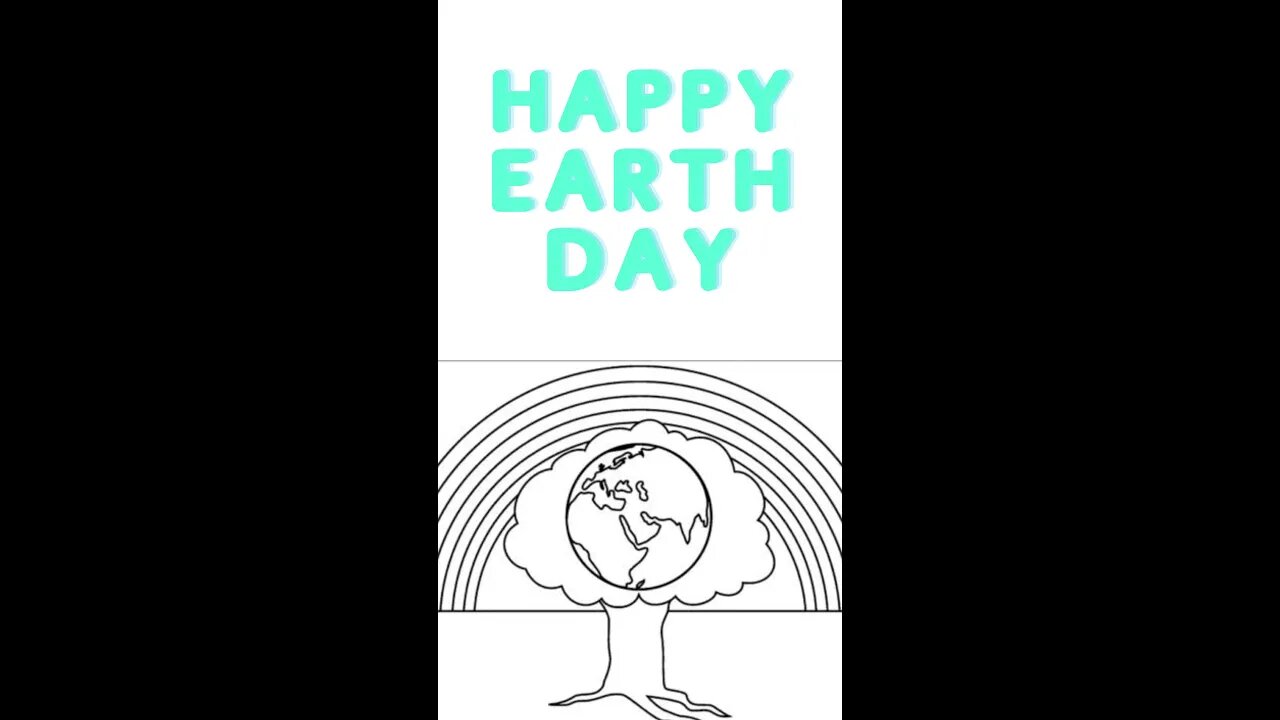 Happy Earth Environment Day 🌳 | Picture coloring pages | Learn how to color tutorial for beginners