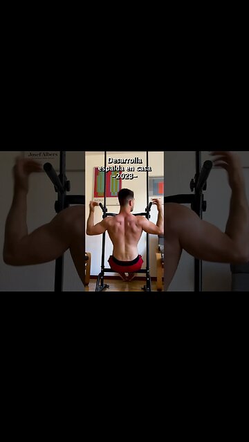 Desarrolla tu espalda en casa - calistenia 2023 #calisthenics #shorts