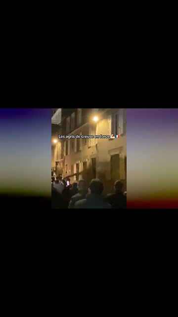 In France, government buildings and the residences of politicians are being filled with manure.