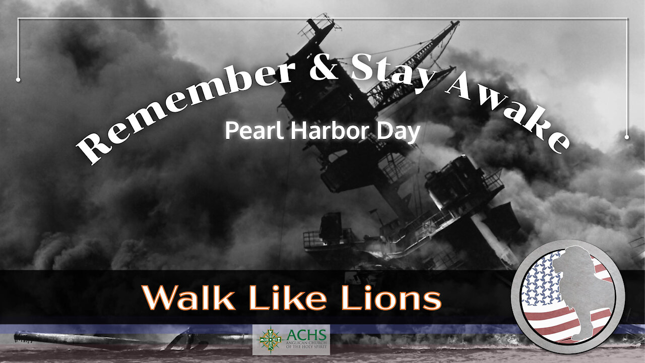 "Remember and Stay Awake" Walk Like Lions Christian Daily Devotion with Chappy Dec 7, 2020