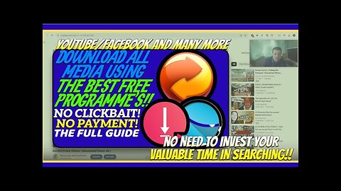 Download All Media From YouTube/Facebook From Free Software | No Clickbait |Windows Operating System