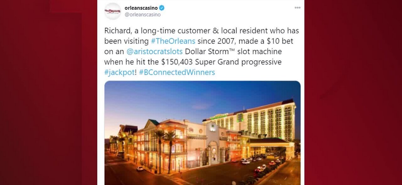 Local man hits jackpot at The Orleans