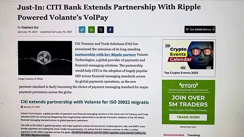 CITIBANK SAYS 75% OF THEIR CUSTOMERS ARE INTO CRYPTO??