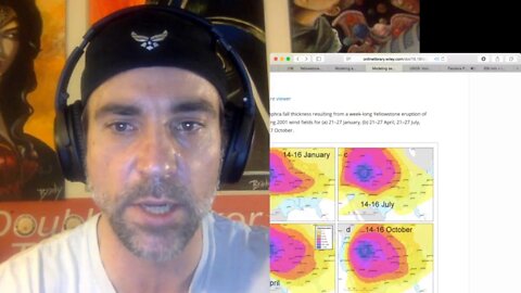 458 Earthquakes Past Week in Yellowstone & Models of Ash Distribution, Latest 2017