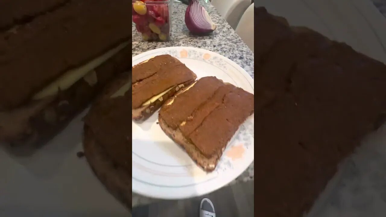 plant-based open faced BLT with Rock Mercury 