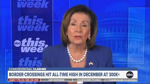 Pelosi: We Must Secure The Border BUT....