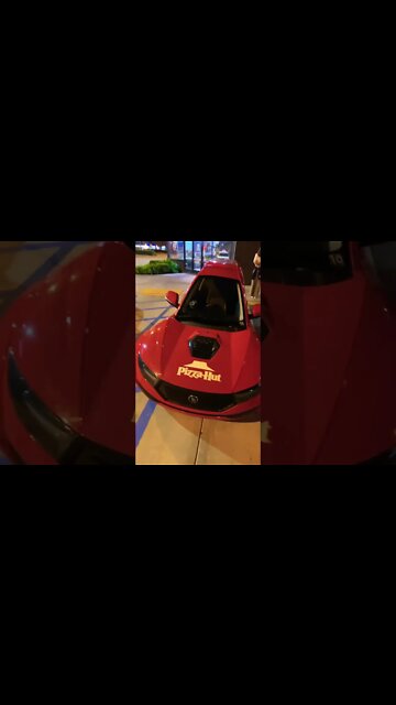 Pizza Hut has 3 wheelers! WHOULD you drive one?