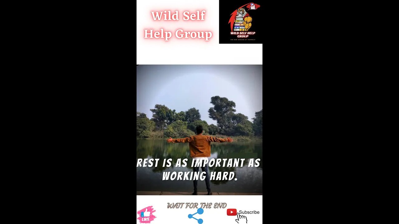 🔥Rest is as important as working hard🔥#shorts🔥#viralshorts🔥#motivation🔥#wildselfhelpgroup🔥