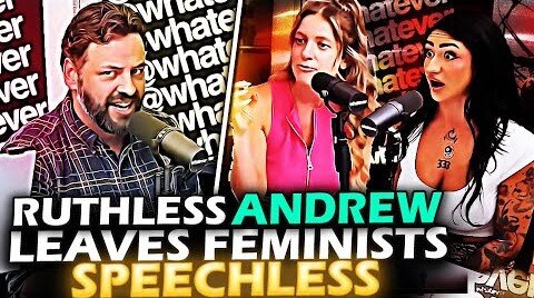 Andrew Leaves 304 Feminists DUMBFOUNDED When They Couldn't REFUTE His Logic On LIBERALISM