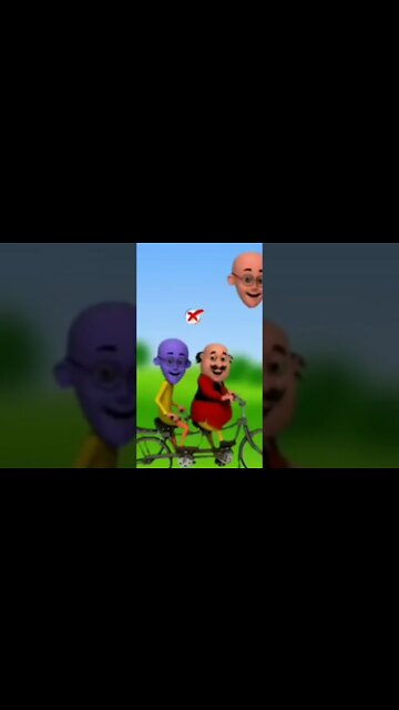 Match The Right Head | Motu patlu | wrong head puzzle #shorts #cartoon #ytshorts @WrongHeads