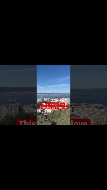 Views From Up on Gibraltar #shorts