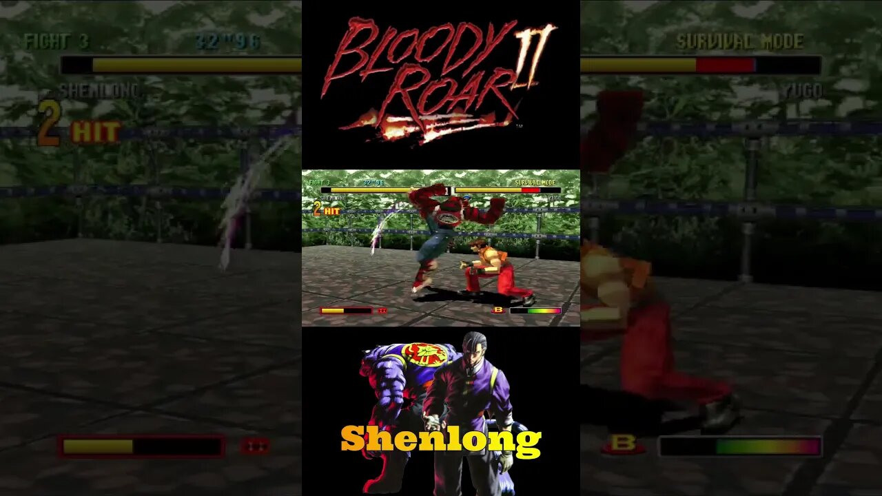 Bloody Roar 2 | Shenlong | #shortvideo #shorts #shortsvideo