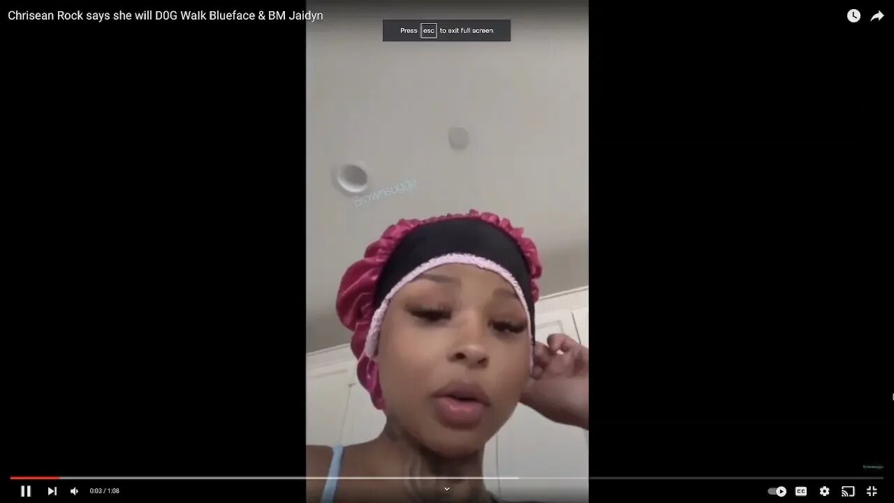 chrisean rock says she will dog walk blueface and his baby momma jaidyn