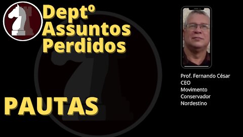 Deptº de Assuntos Perdidos - PAUTAS