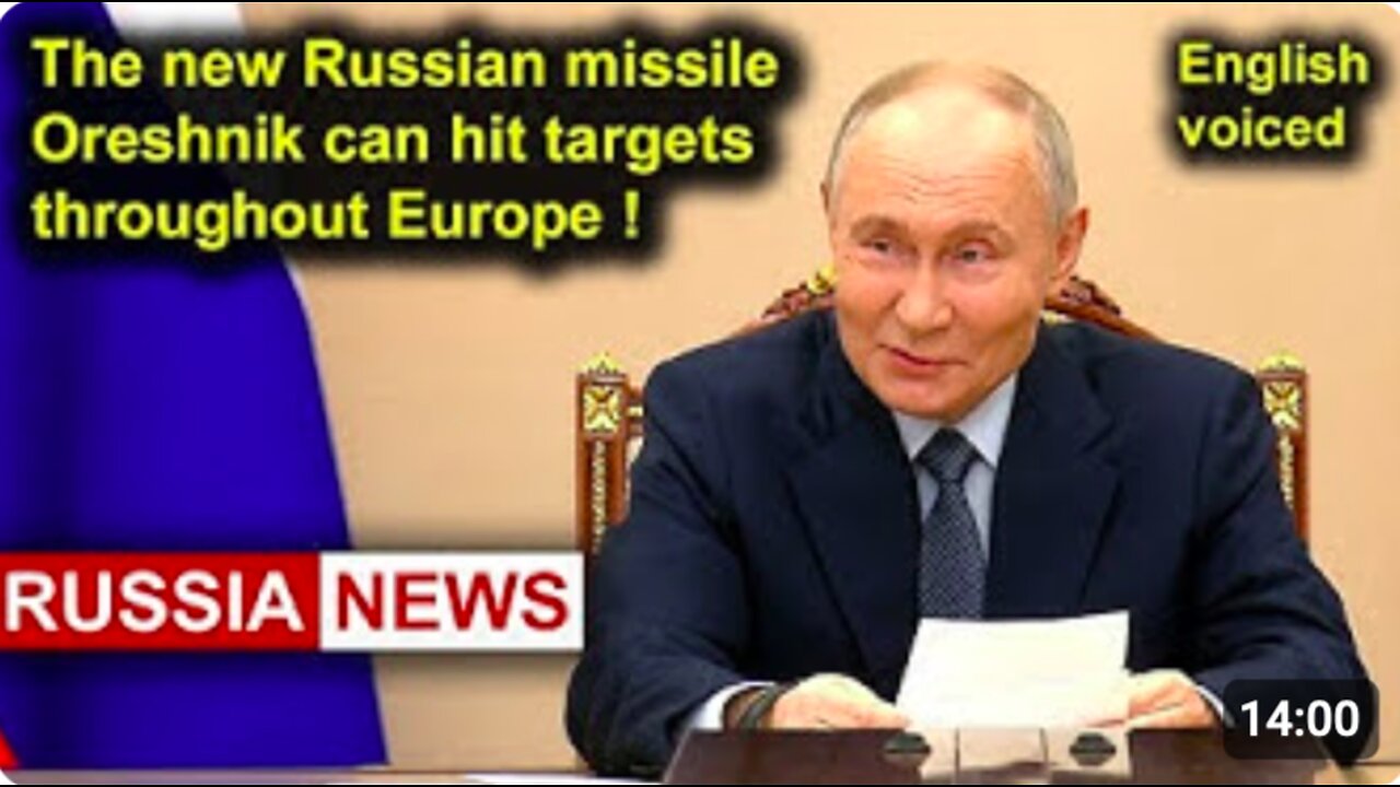 ⚔ 🇷🇺 Russia will continue testing the newest missile system Oreshnik! President Putin