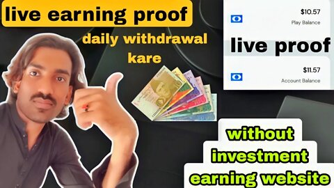 live payment proof daily earning 9 to 10 dollars without investment