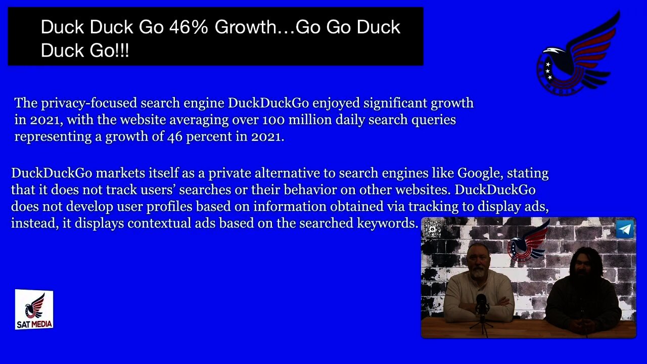 Duck Duck Go 46% Growth... Go Go Duck Duck Go!!!