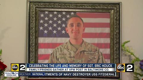 Family and friends celebrate the life of Baltimore soldier killed in Afghanistan