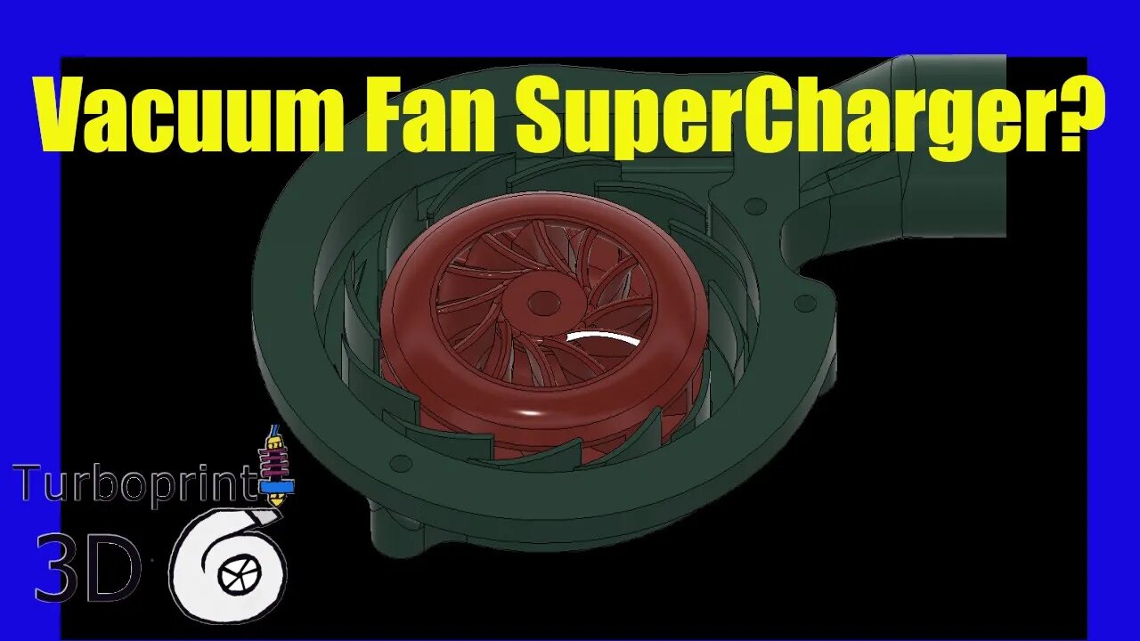 3d Printed Vacuum Pump Makes Boost(free files)