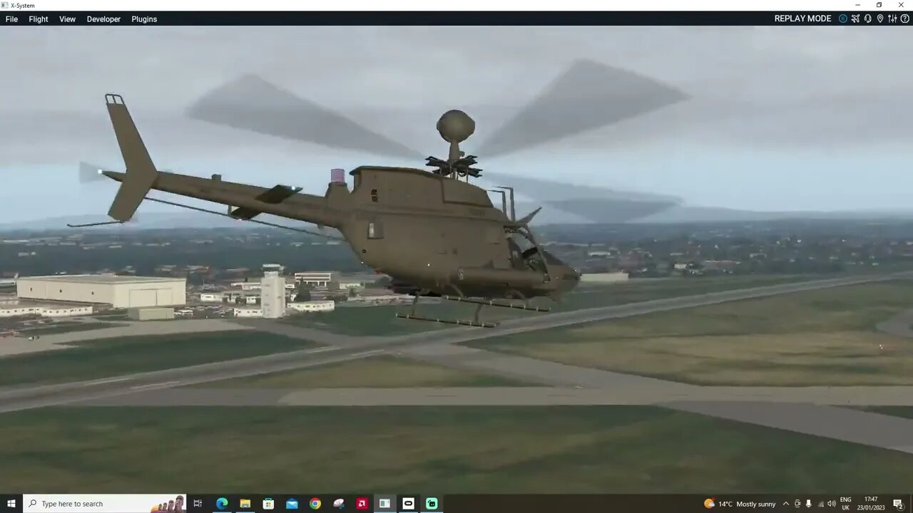 Rolling helicopters is not recommended.