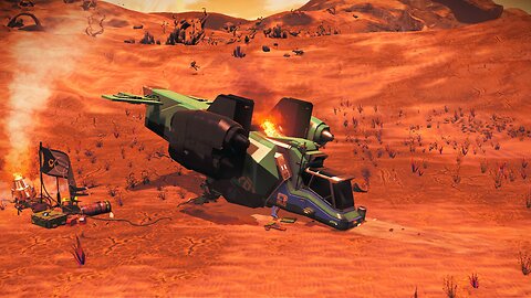 No Man's Sky - Funant's Shimmering Explorer - Crashed Hauler Location