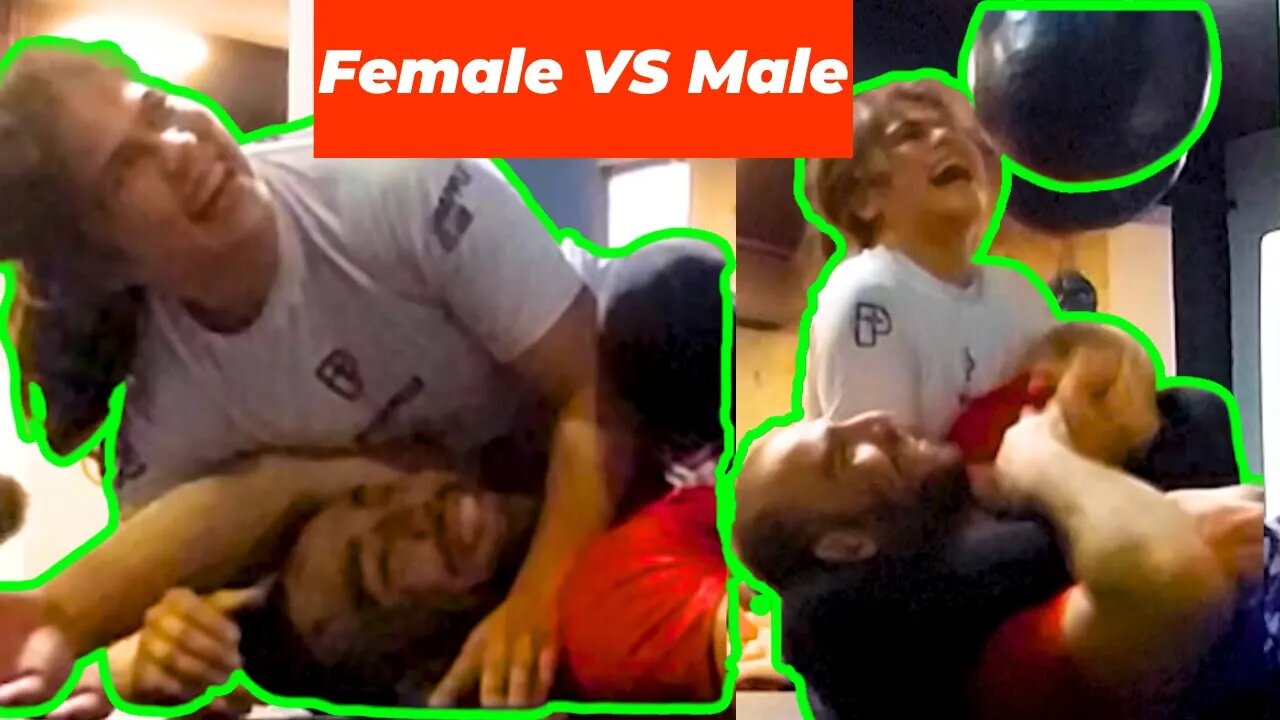 Female VS Male - Open Mat Roll With Fellow Purple Belt Eda