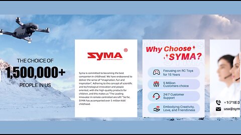 SYMA Drone with Camera for Adults