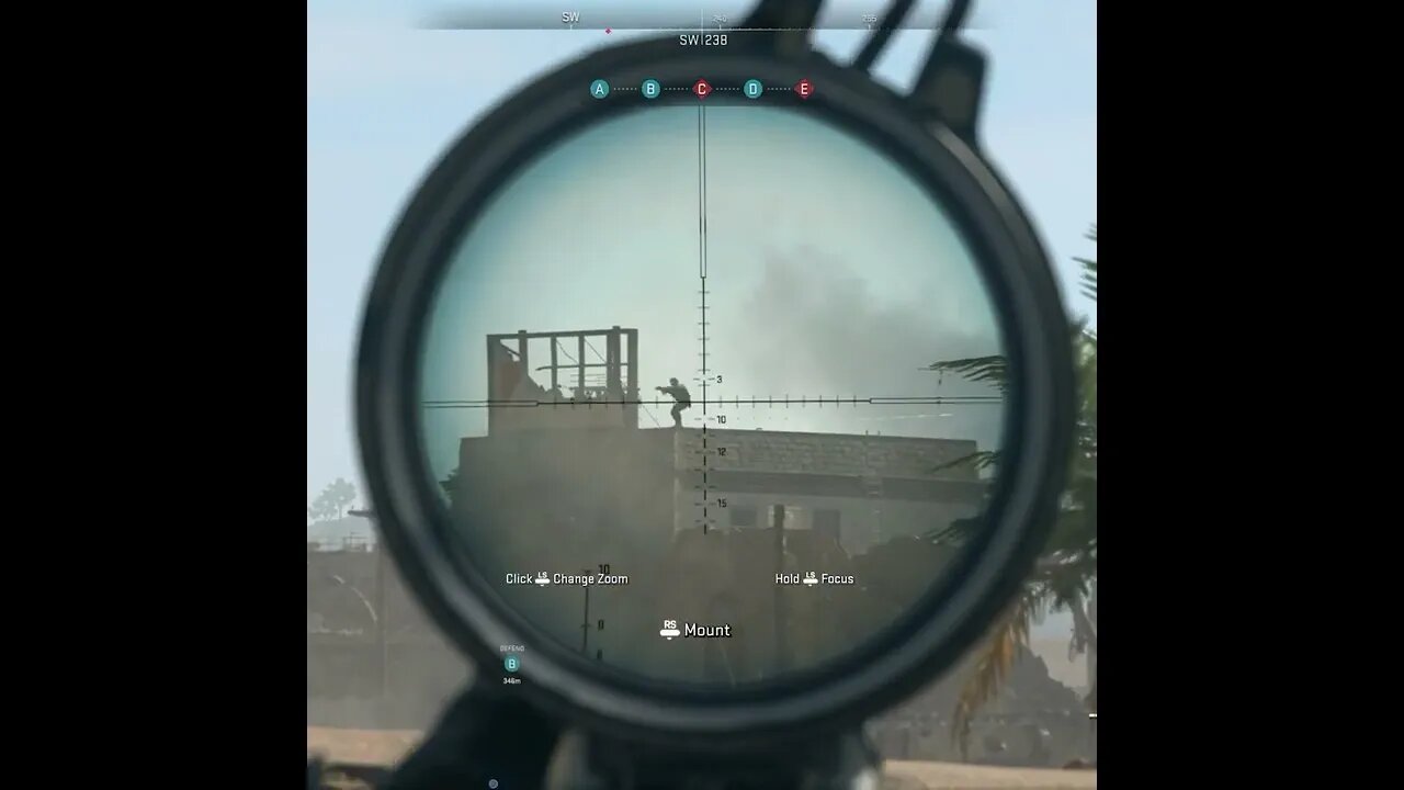 MW2 I See You - 187 Meter Sniper Kill #shorts
