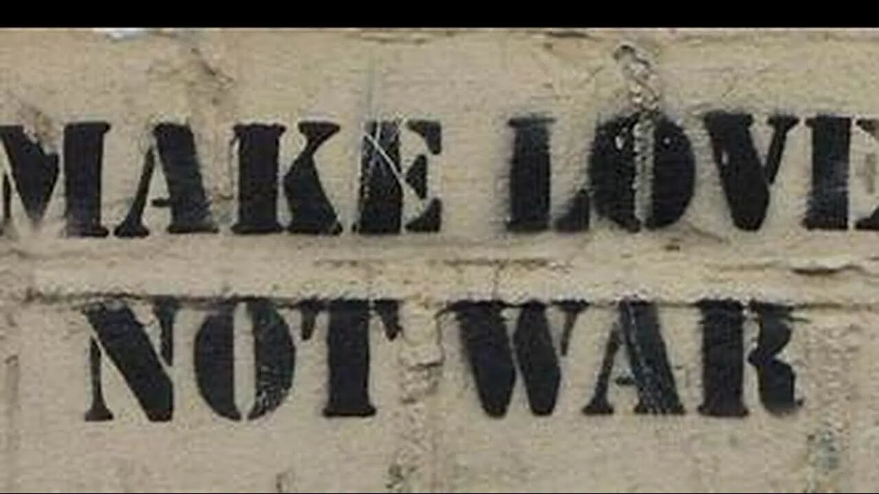 Hippie Lets Make Love not War My Heart goes out to Ukraine People