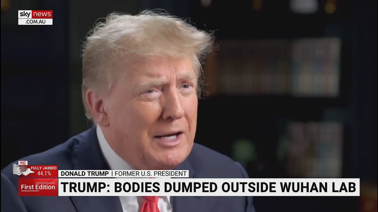 Trump: Bodies dumped outside Wuhan lab